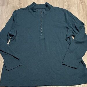 Natural Reflections Blue Casual Top